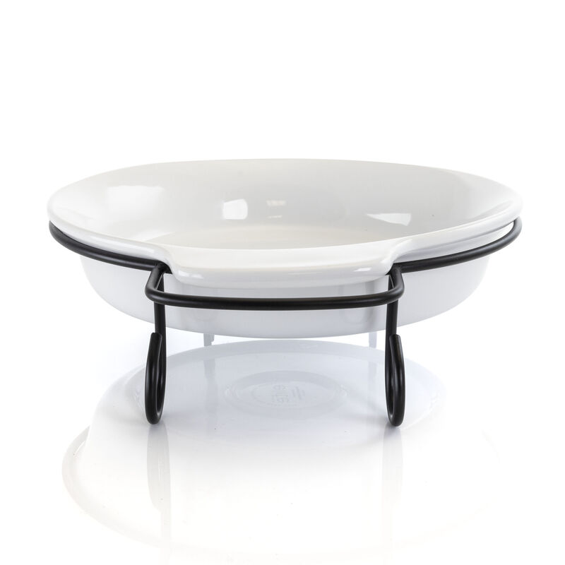 Gibson elite Gracious Dining 2 Piece Stoneware Bakeware with Metal Rack