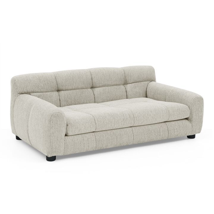 38 Inch Dog Sofa Soft Pet Furniture with High Back & Armrests for Small and Medium Dogs