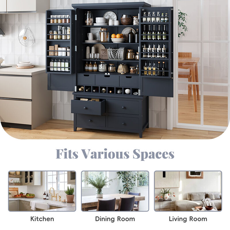 Skiftu Kitchen Pantry Cabinet Cupboard image number 2