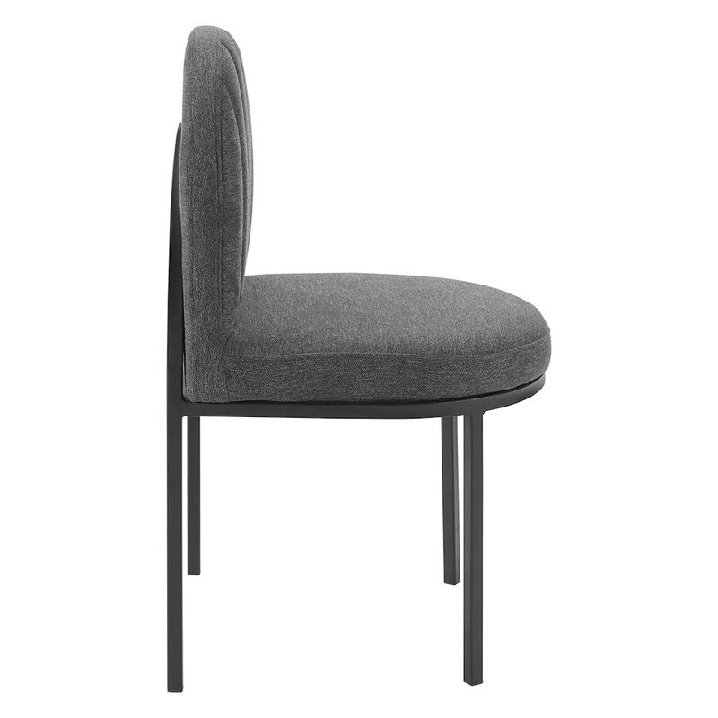 Isla Upholstered Fabric Dining Side Chair Set of 2 image number 2