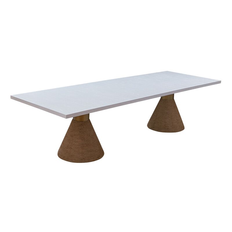 Rishi Black Rope Rectangular Table image number 0