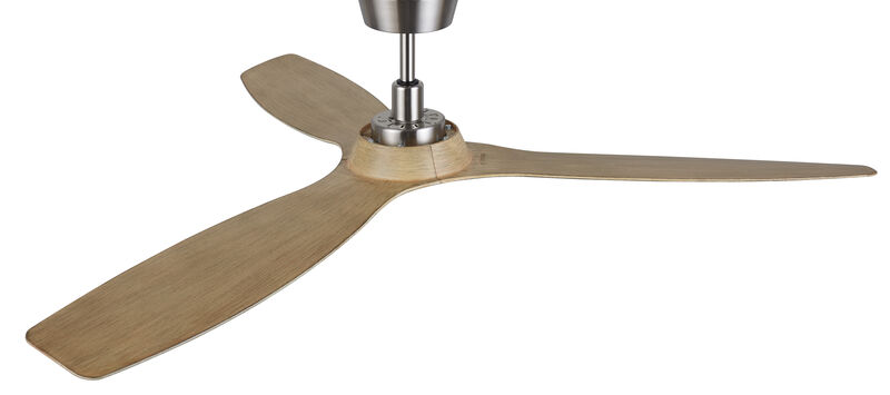 Lucci Air Moto 52" Outdoor DC Indoor/Outdoor Ceiling Fan with Remote Control, Damp Rated, Modern Brushed Nickel Ceiling Fan image number 2