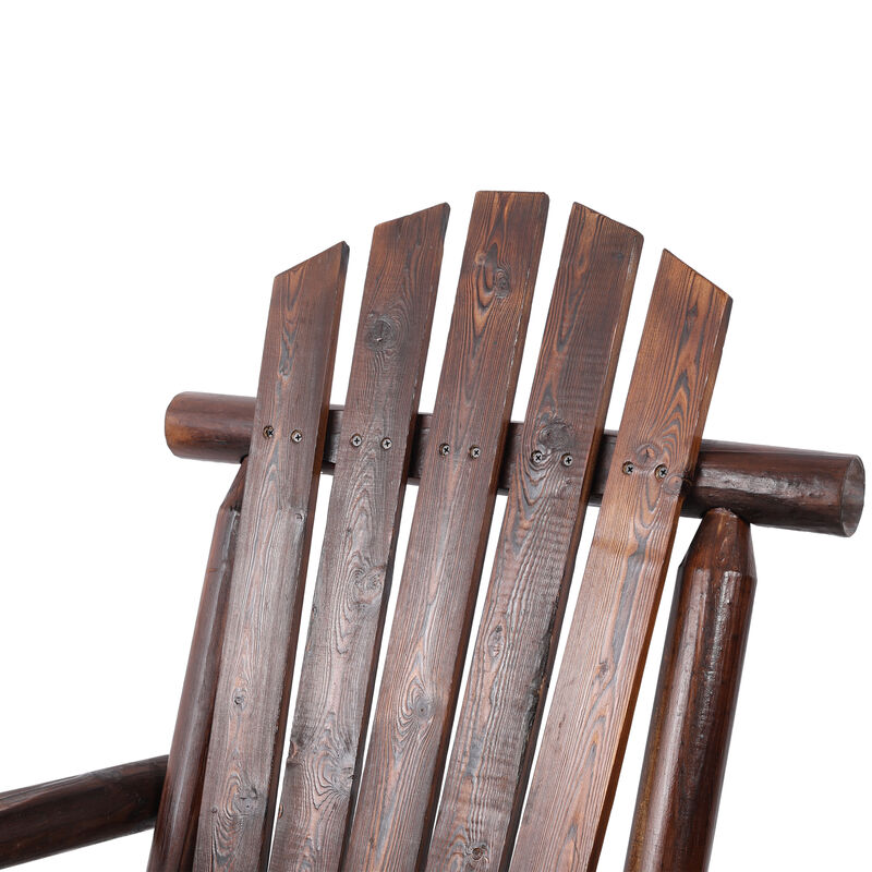 Wooden Porch Rocker Chair &ndash; Classic Design, Comfortable, Perfect for Relaxing Outdoors image number 7