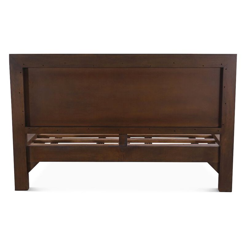 World Interiors Lisbon King Bed in Royal Brown