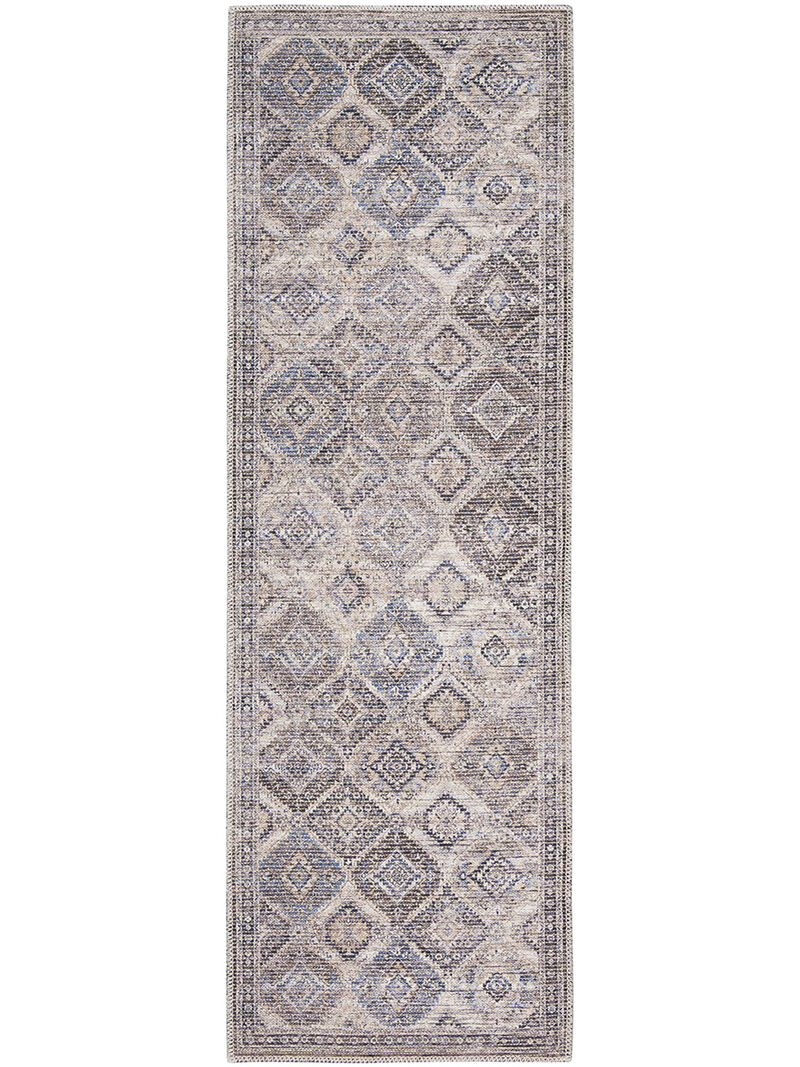 Machine Washable Series 1 SR103 Ivory 2' x 6' Rug