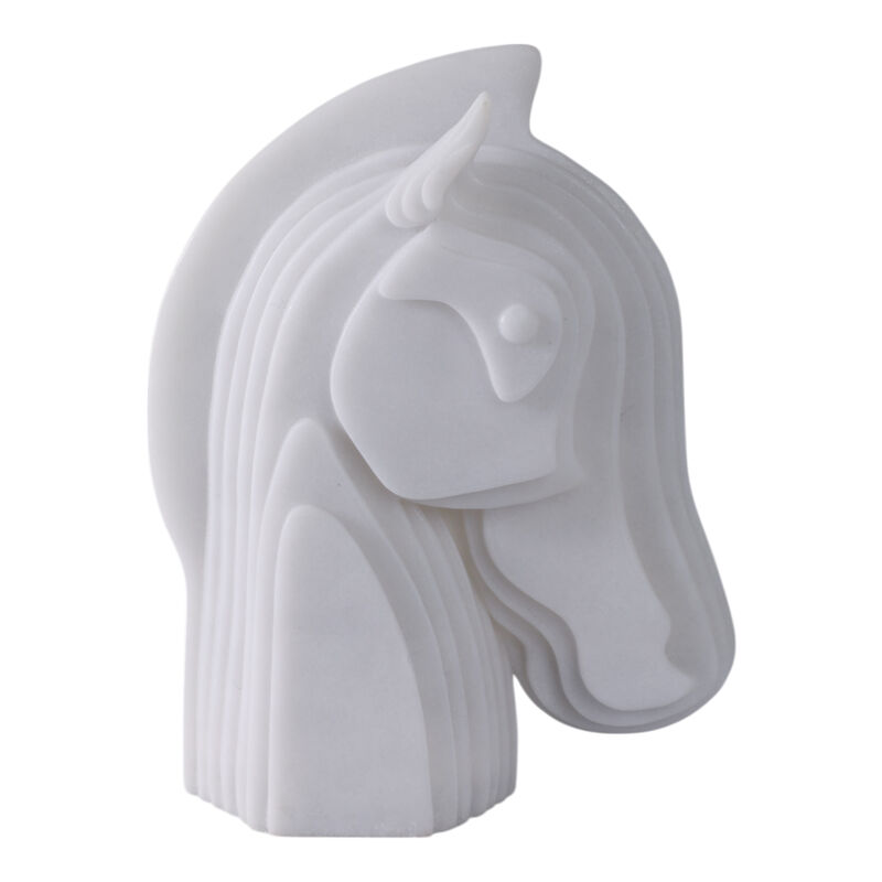 Resin Horse Head Sculpture image number 0