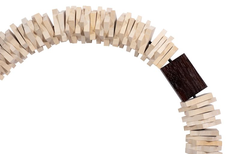 Small Stacked Wall Ring