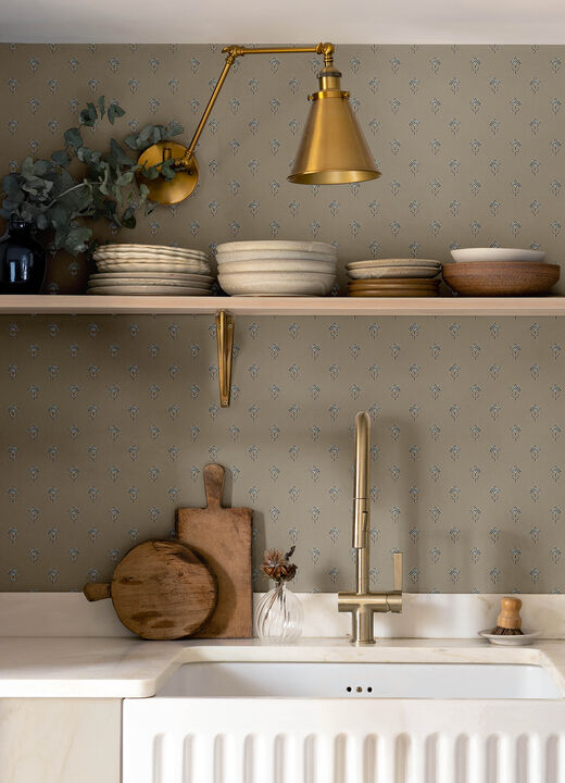Surdiva Stone Floral Fan Wallpaper (Set of 2)
