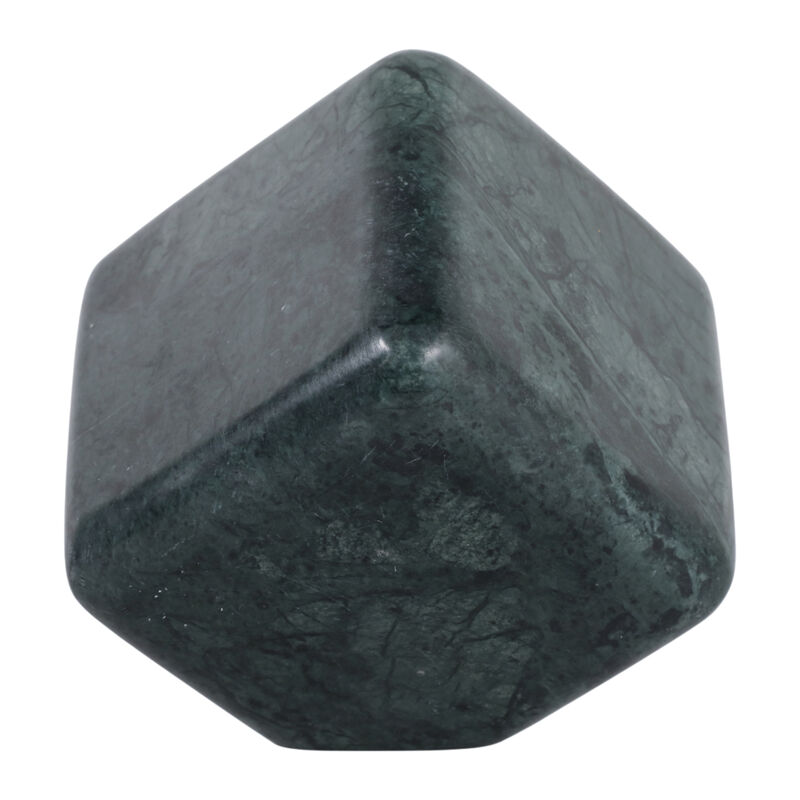5x5" Marble Cube Orb, Green image number 3