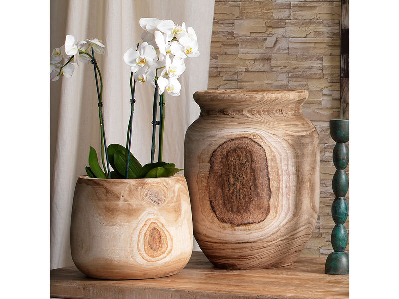 Brea Wooden Vase