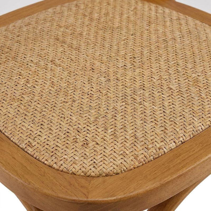 Wooden Dining Side Chairs for Kitchen and Dining Room, Natural, Set of 2 image number 3