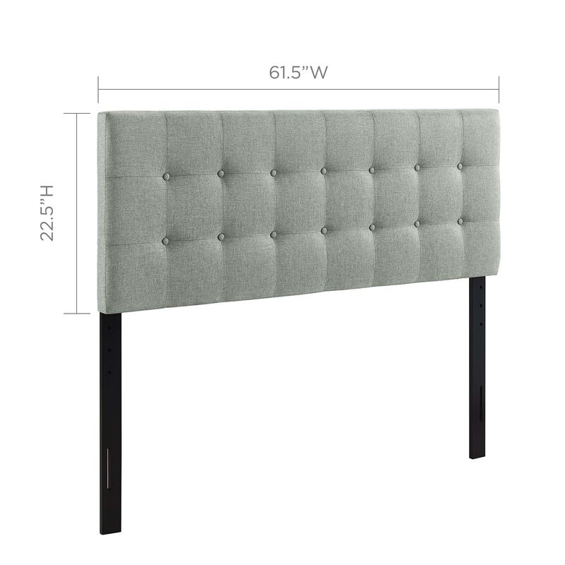 Modway - Emily Queen Upholstered Fabric Headboard image number 2