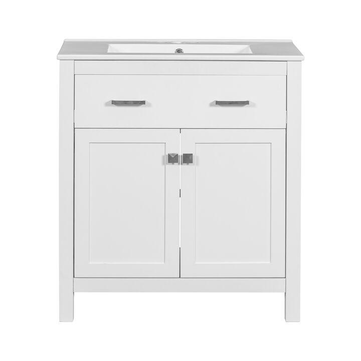 30inch Modern Bathroom Vanity Cabinet Combo