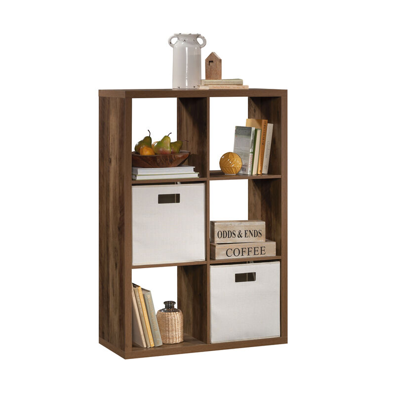 6-Cube Organizer Storage Bookcase, Brown image number 3
