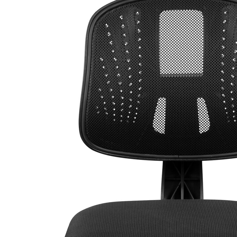 Flash Fundamentals Mid-Back Mesh Swivel Task Office Chair with Pivot Back image number 6