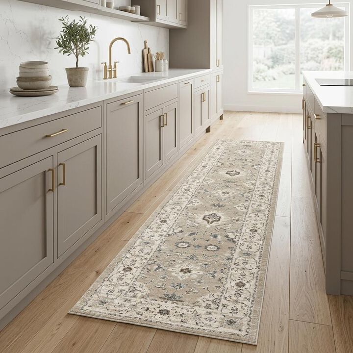 HomeRoots Oriental Runner Rug