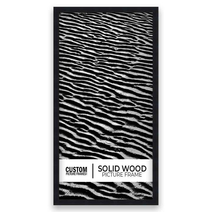 Matte Black Panoramic Picture Frame