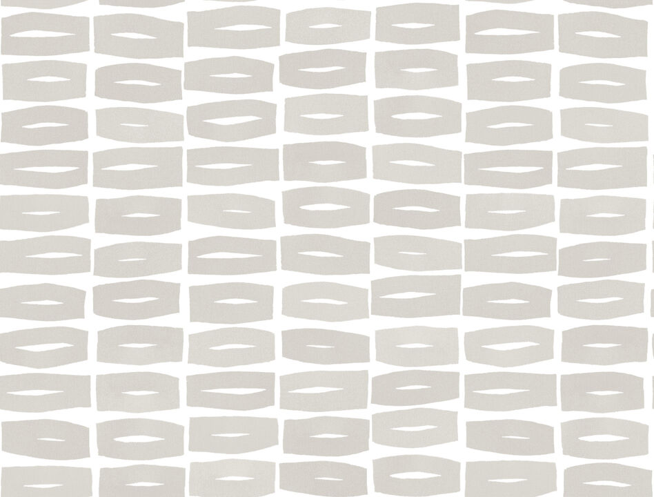 Modernist Motif Lichen Grey Wallpaper