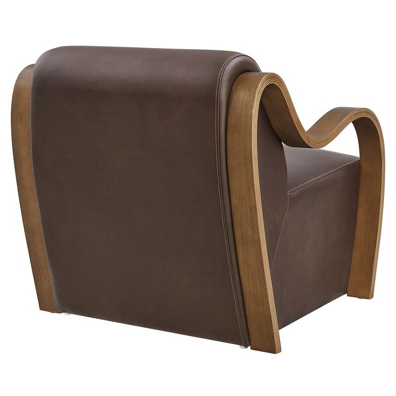 Atrium Vegan Leather Accent Armchair image number 4