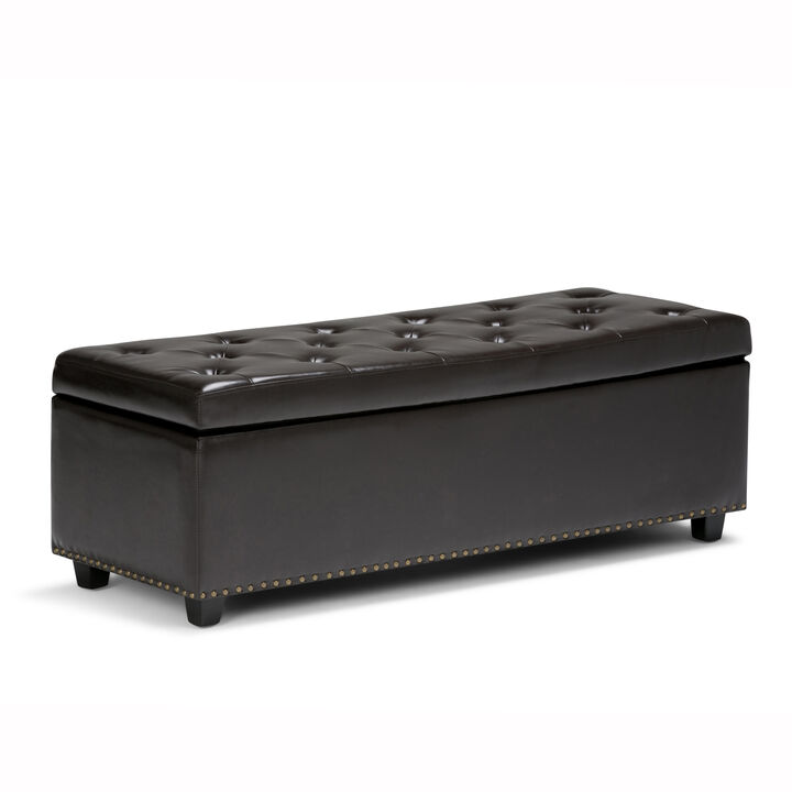Simpli Home Hamilton Storage Ottoman