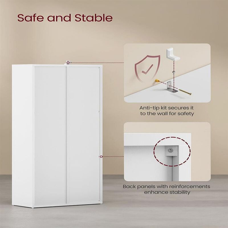 Vertical Bookshelf with 7 Open Compartments – Tall Organizer for Books, Files & Decorative Items