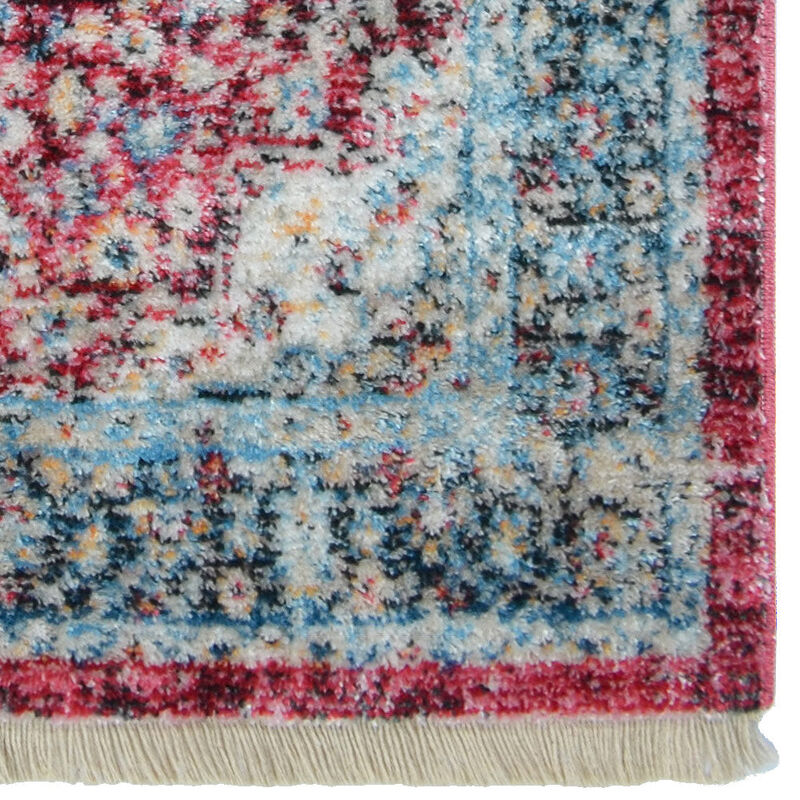 RUGSOTIC CARPETS MACHINE MADE POLYESTER AREA RUGS  - Rectangle Shape, Classic Oriental Traditional  Design, Low Pile Machine Made Area Rugs for Living Room, Bed Room (M00083) image number 4
