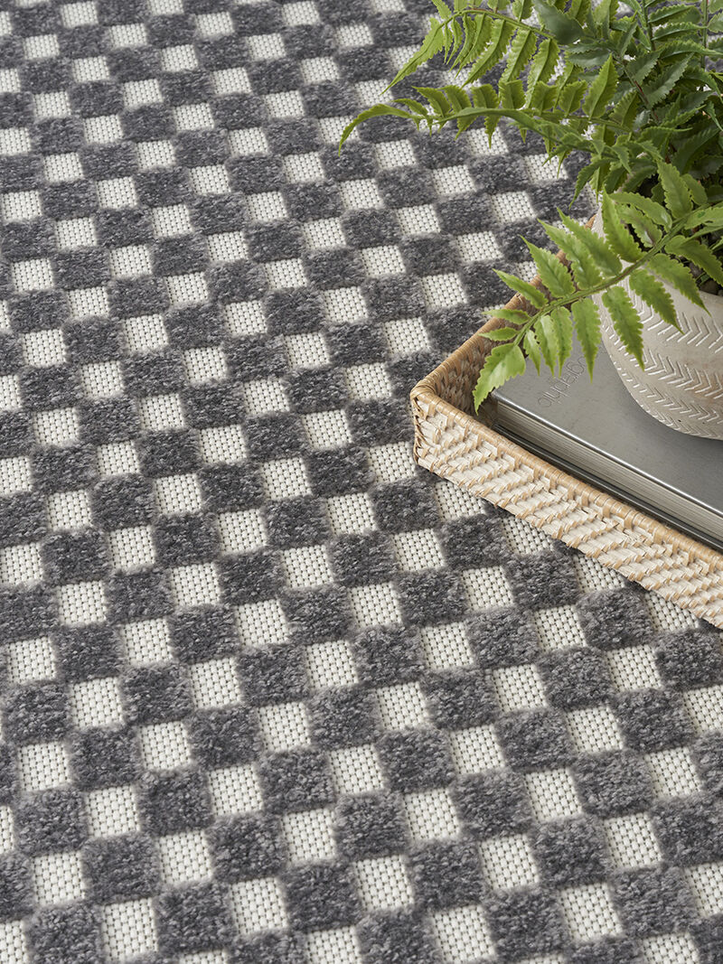 Care Free CAF02 Gray 6'7" x 9'2" Rug