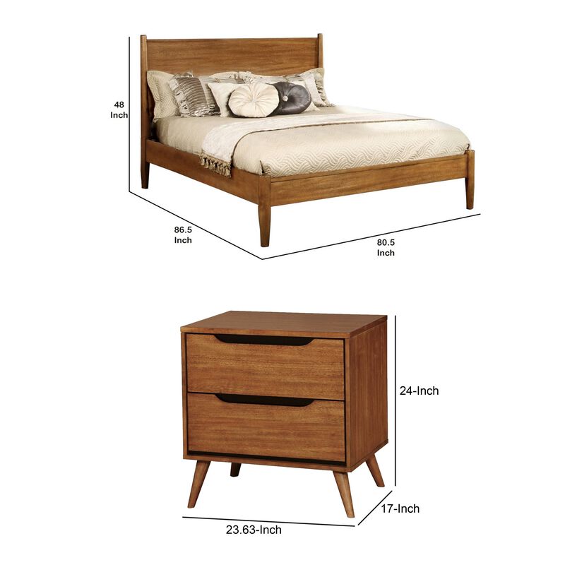 3pc Bedroom Set, 2 Nightstands image number 7