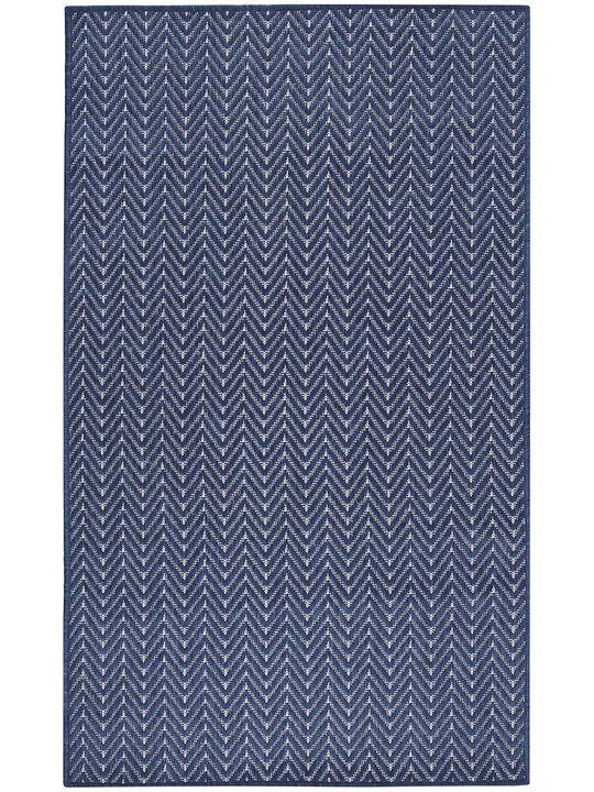Horizon Indoor/Outdoor HOZ02 Navy 3' x 5' Rug