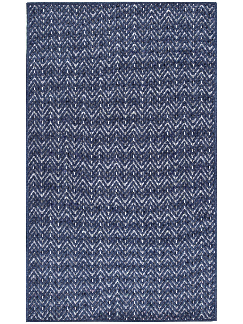 Horizon Indoor/Outdoor HOZ02 Navy 3' x 5' Rug