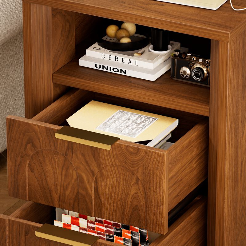 Fonkwa two-piece bedside table set image number 5