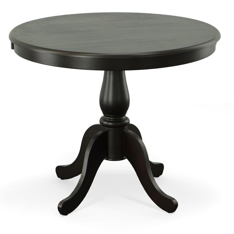 Carolina Living Fairview 36 Round Pedestal Dining Table - Espresso
