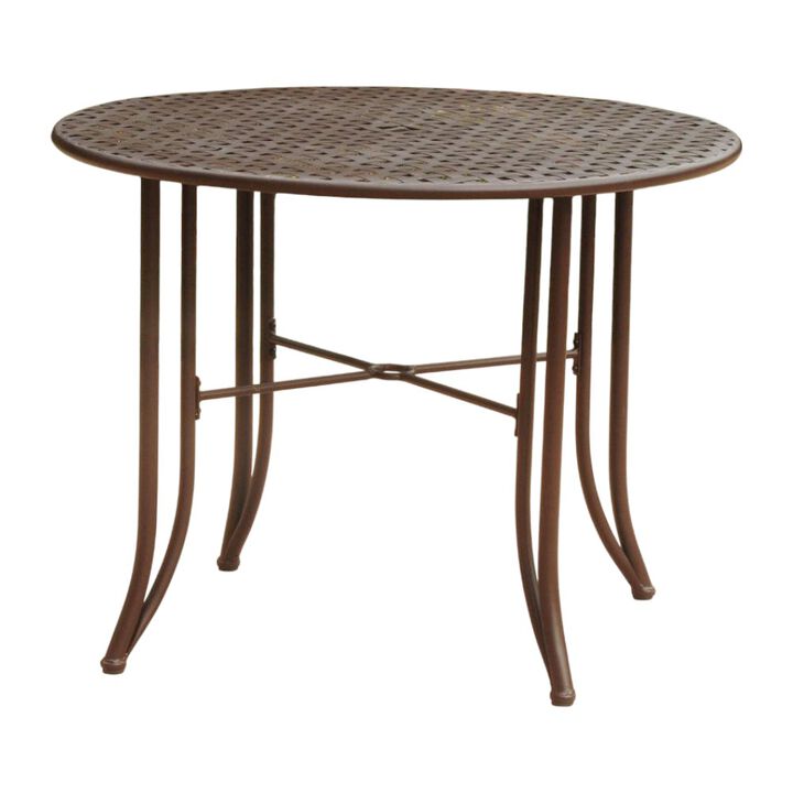 Mandalay Iron Outdoor 39" Dining Table