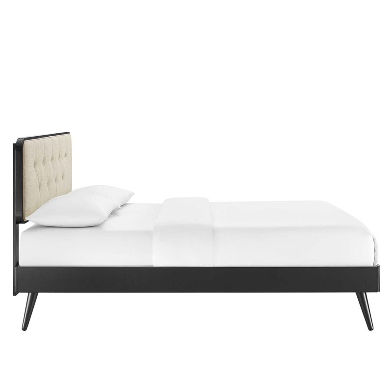 Modway - Bridgette Full Wood Platform Bed with Splayed Legs image number 3