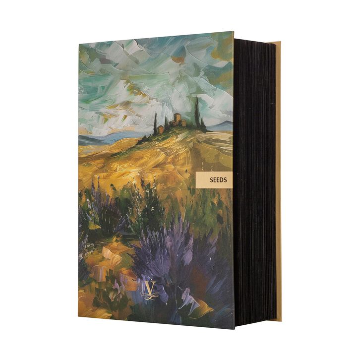 Gift Set ORGANIC YELLOW SEEDS Candle 200gr, Diffuser 100ml, Scent Card 8.07 x 3.74 x 12.01 in