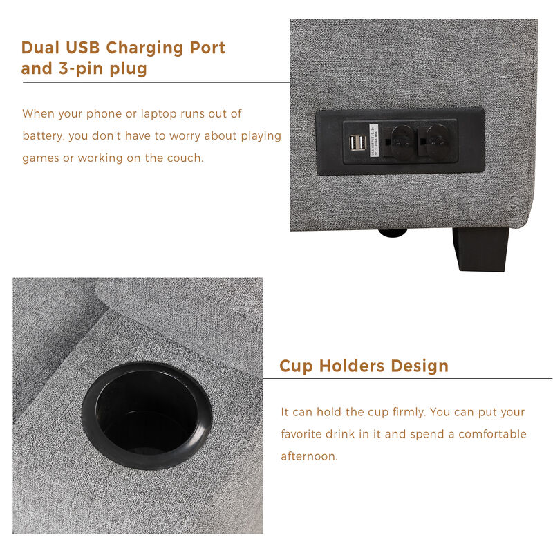 Merax 2 in 1 Pull Out Sofa Bed L Shape Couch