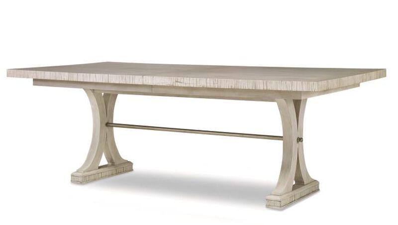 Carlyle Rectangular Peninsula Oak Dining Table