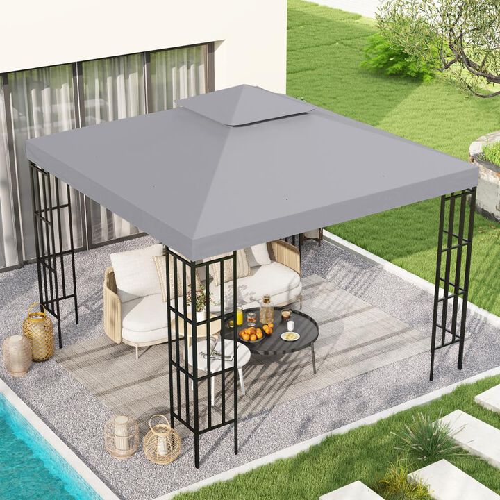 Hivvago 9.84' x 9.84' Gazebo Replacement Canopy Top Only