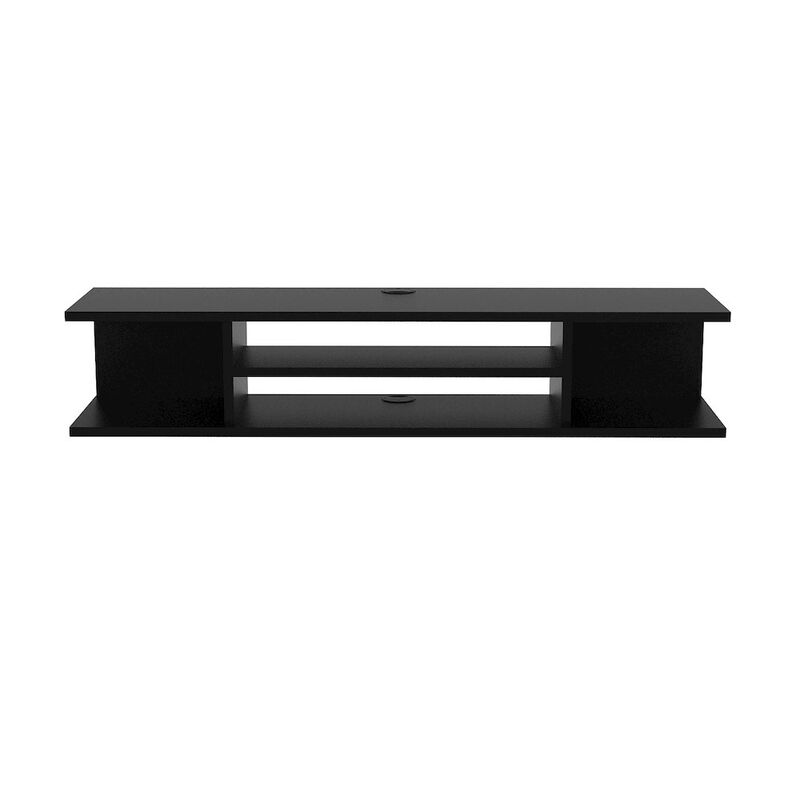 Decorotika Pivot Floating Tv Stand - Black