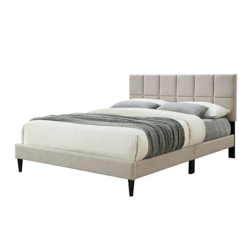 Evelyn Upholstered King Bed In A Box
