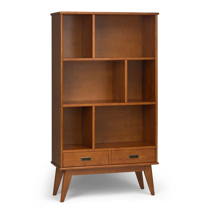 Lirbru Mid Century Wide Bookcase