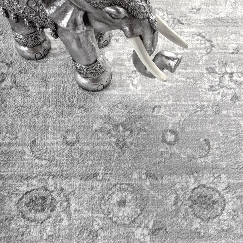 Modern Persian Vintage Round Area Rug