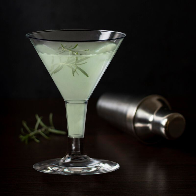 2 oz. Clear Plastic Mini Martini Shot Glasses (192 Glasses) image number 9