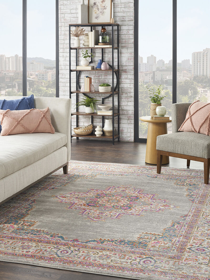 Passion PSN03 Gray 8' x 10' Rug