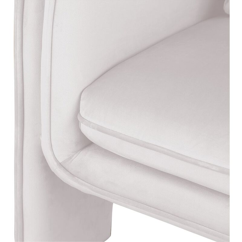 Meridian Furniture Sloan Cream Velvet Accent Chair