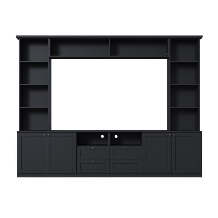Poxkax Elegant Entertainment Center Wall