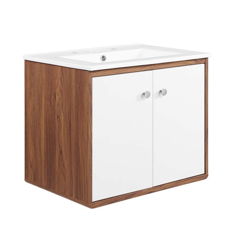 Modway Transmit 24" Wall-Mount Bathroom Vanity image number 0