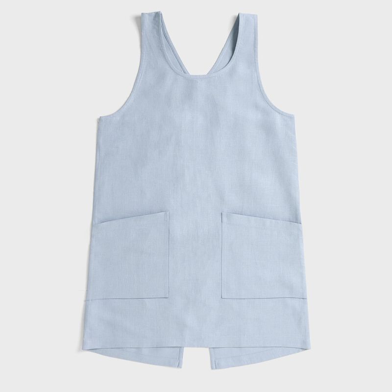 Solino Home 100% Pure Linen Apron - Linen Smock Apron image number 0