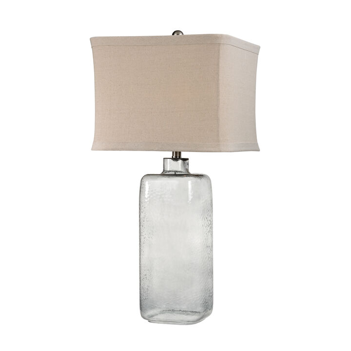 Hammered Glass 31'' High 1-Light Table Lamp