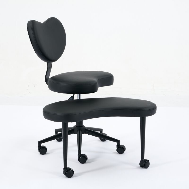 GOODSILO Flexible Seating Meditation Chair With Adjustable Footstool And Lumbar Support For Active Sitting Positions image number 9